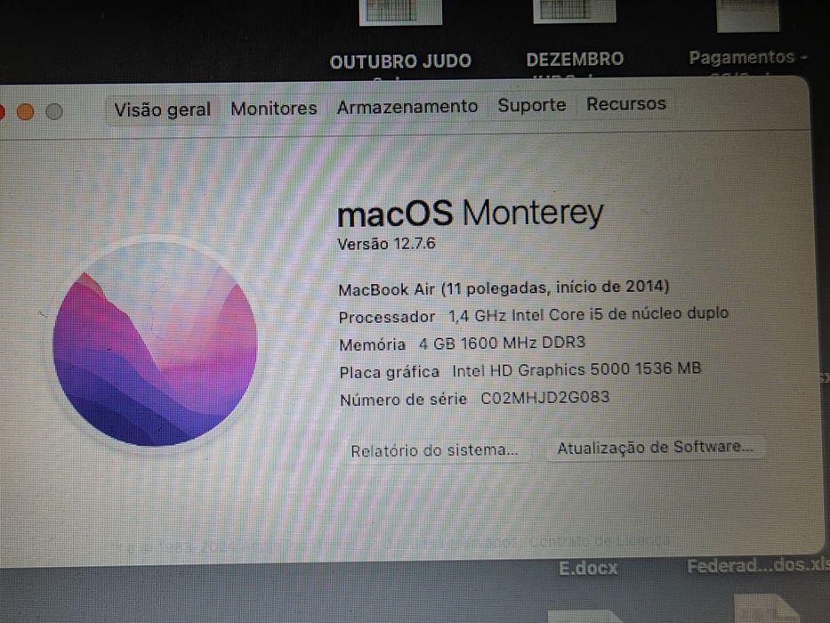 Macbook air (11 polegadas, início de 2014)