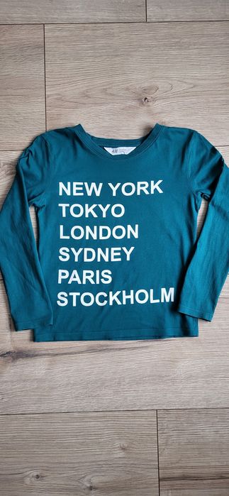 H&M koszulka z długim rękawem, rozm. 122/128