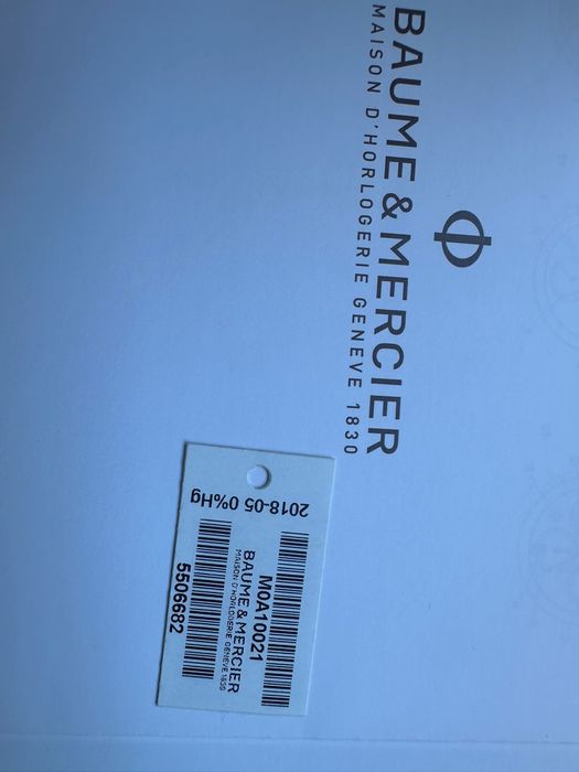 Relogio Baume Mercier modelo Hampton como novo