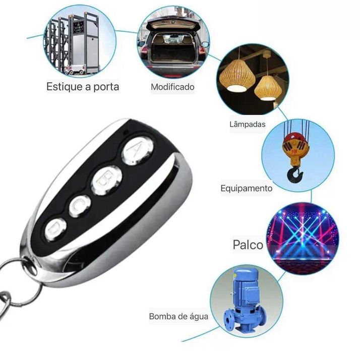 Comando Garagem Universal 433 mhz
