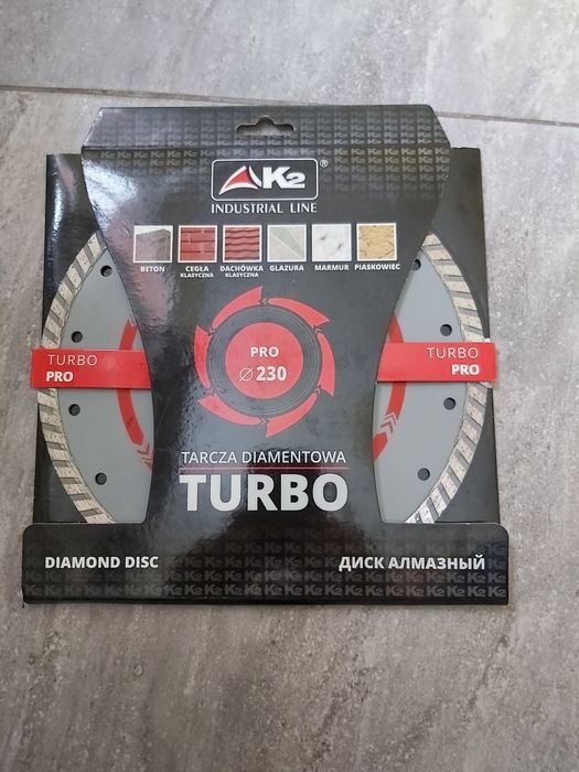 Tarcza diamentowa K1 turbo 230.albo 125mm