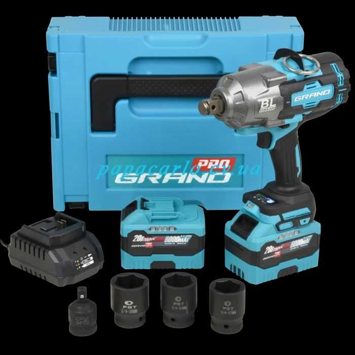 Акумуляторний гайковерт Grand АГ-2100UBL