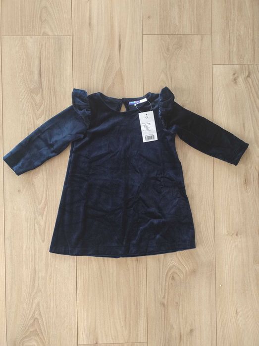 Sukienka niemowlęca welur lidl