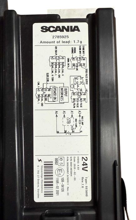 Tachograf SCANIA Nowy