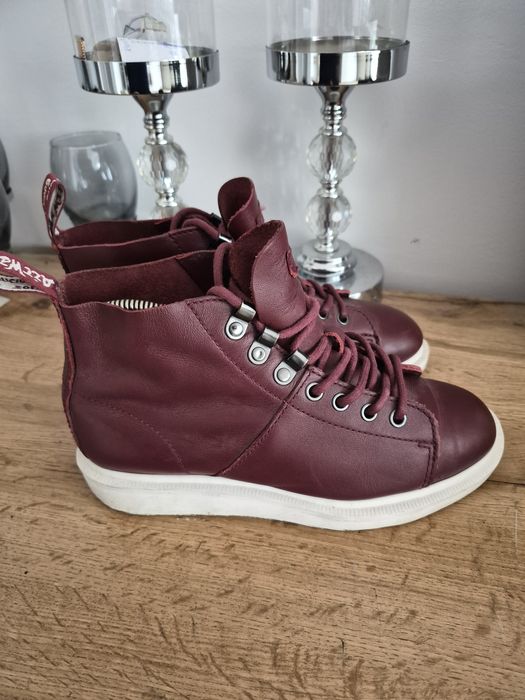 Buty dr.Martens bordowe 37 botki