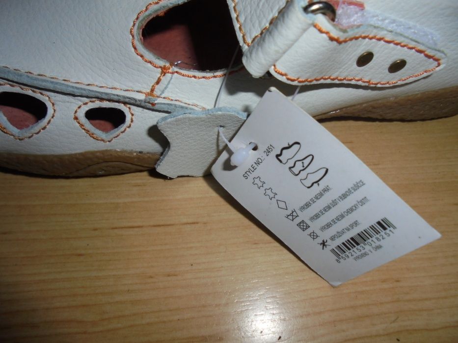 Skórzane półbuty 38