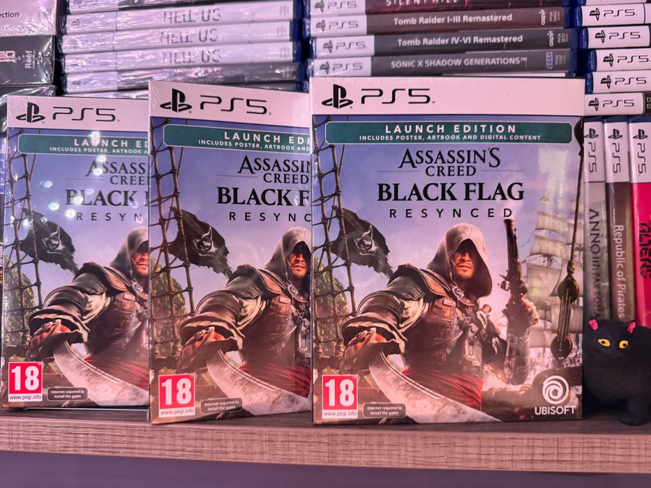 Диски з грою Assassin's Creed Black Flag Resynced Launch edition (PS5)