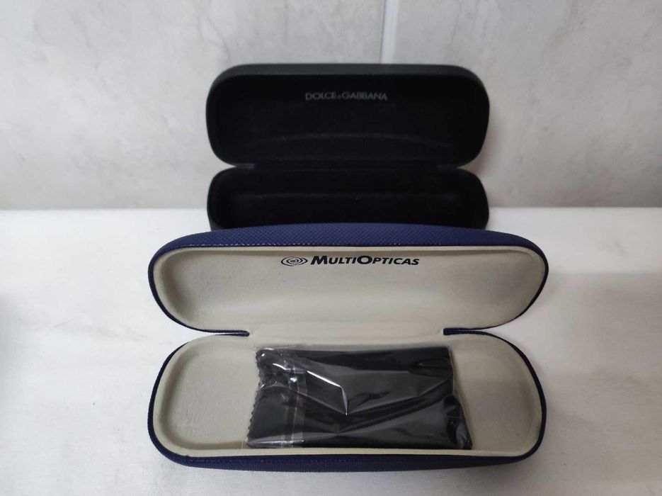 Caixas óculos usadas