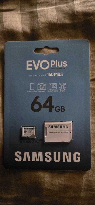 Karta pamięci micro sd samsung evo plus 64gb