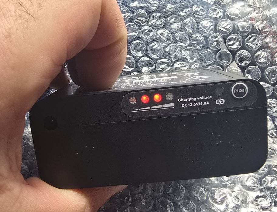 Bateria para máquina de solda de fibra óptica