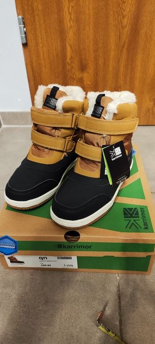Buty dziecięce zimowe wodoodporne karrimor