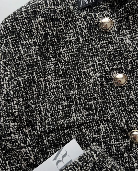 Новий! Костюм жакет , шорти-спідниця zara твід, розмір S