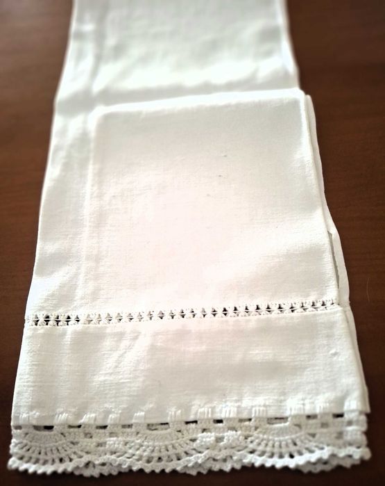 Conjunto toalhas para lavatório ou casa de banho