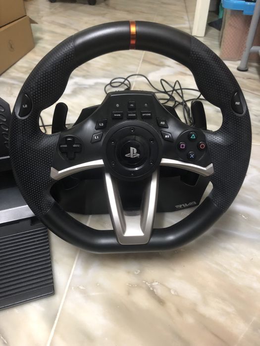 Gaming Steering Wheel and Headset + Game64297875170561120