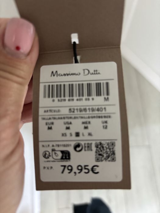 Massimo dutti льон спідниця