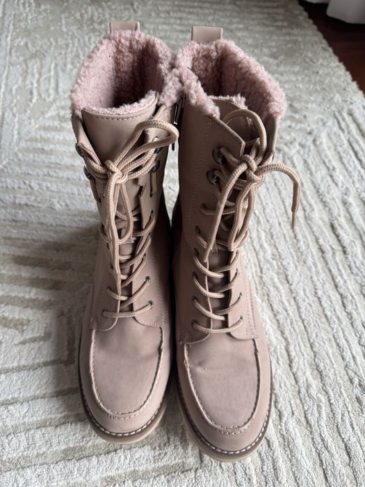 Botas de pele sintetica femeninas 41-42