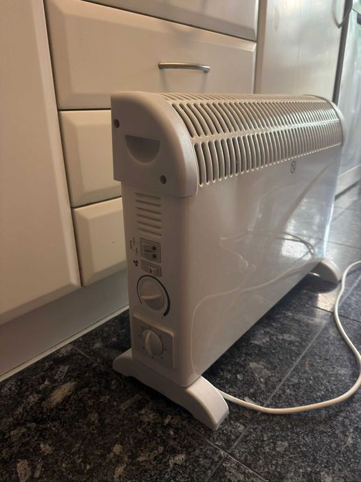 Aquecedor elétrico, 750/1250/2000 Watts