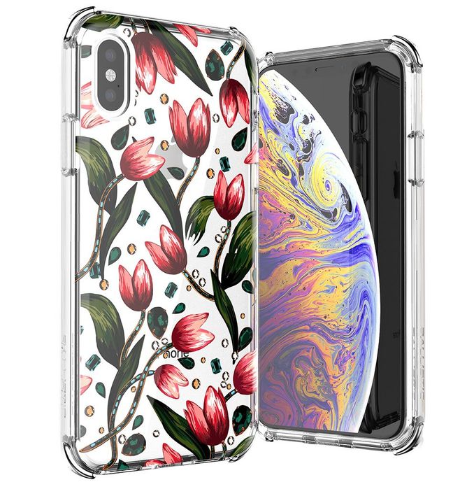 Etui Ballistic do iPhone X / XS Jewel Mirage Tulips