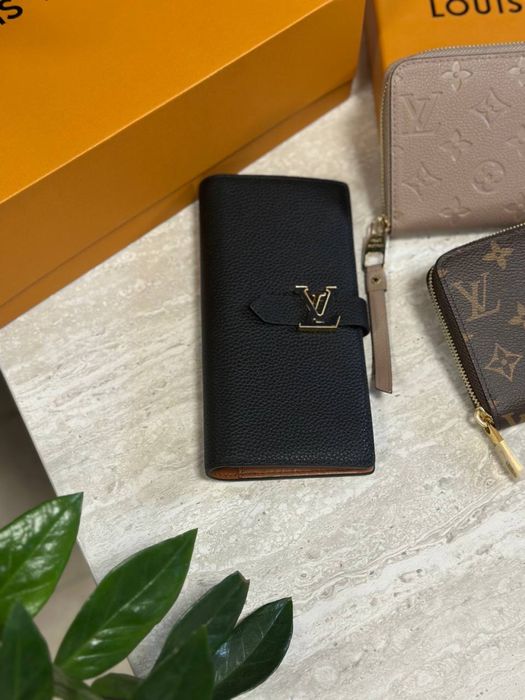 Гаманець жіночий Louis Vuitton кошелек женский повний комелект бутика преміум шкіра люкс сегмент