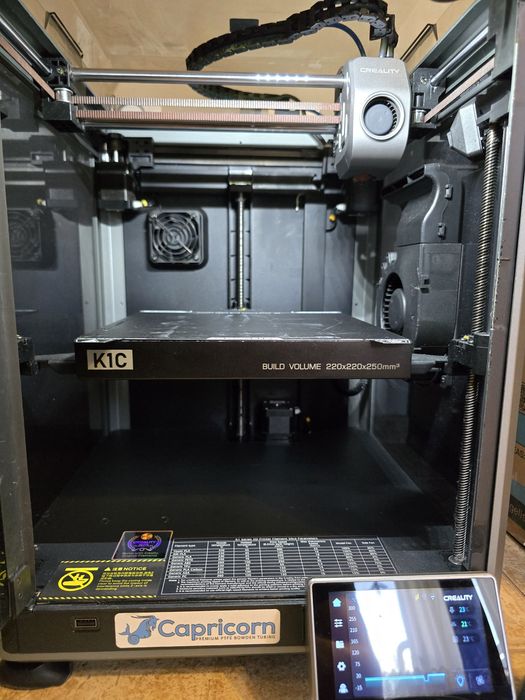 Drukarka 3D Creality K1C – stan bardzo dobry | 75 dni pracy | komplet