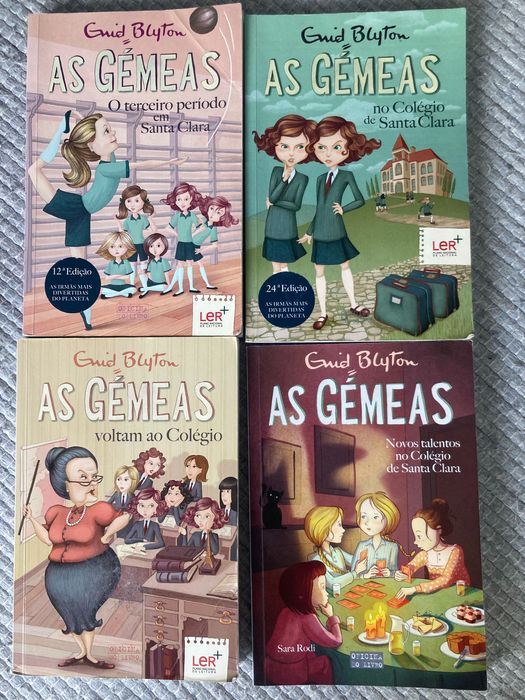 Livros coleção As Gémeas