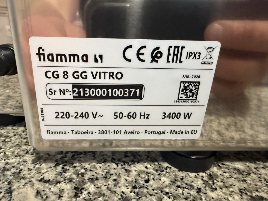 Grelhador Prensa Torradeira Tostadeira Fiamma Vitro Ceramica