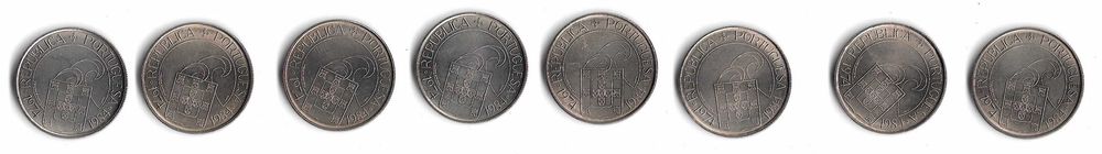 X Aniversário do 25 de Abril - 1984 - 8 Moedas Iguais