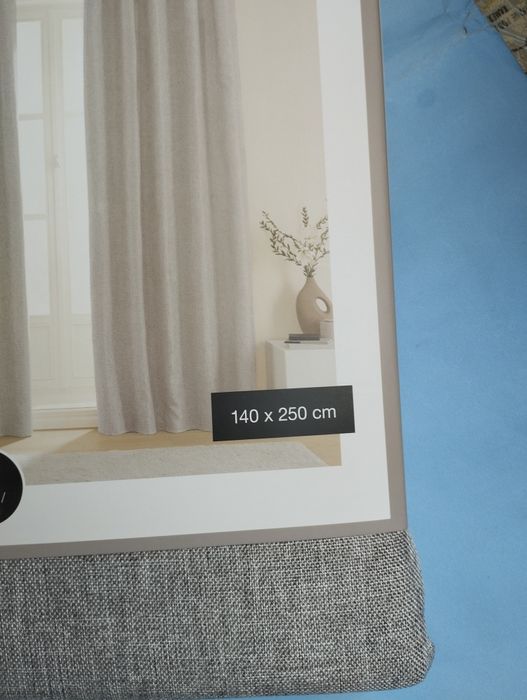 Zasłony strukturalne na taśmie 140/250 2 pak