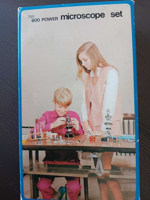bandai toys microscope 600 X feito no Japão anos 70