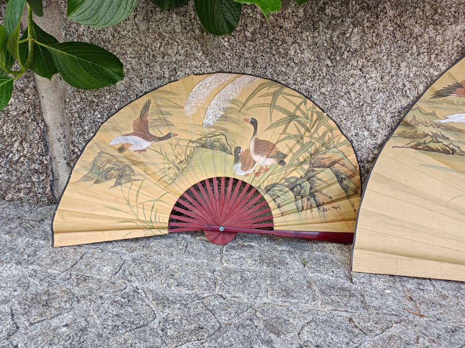 Leques decoração parede