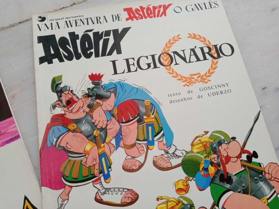 Banda Desenhada Asterix e Obelix Jerry Spring Mark Twain Lucky Luke