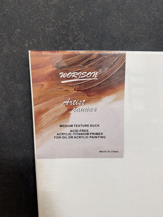 Холст на подрамнике, для живописи и рисования, 40х50см