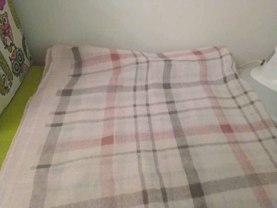 Chusta w kratę nowa