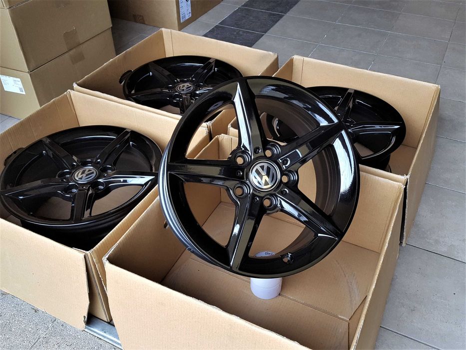 Alufelgi 16 5x120 Czarne VW T5 T6 Transporter Multivan FV23% 306#