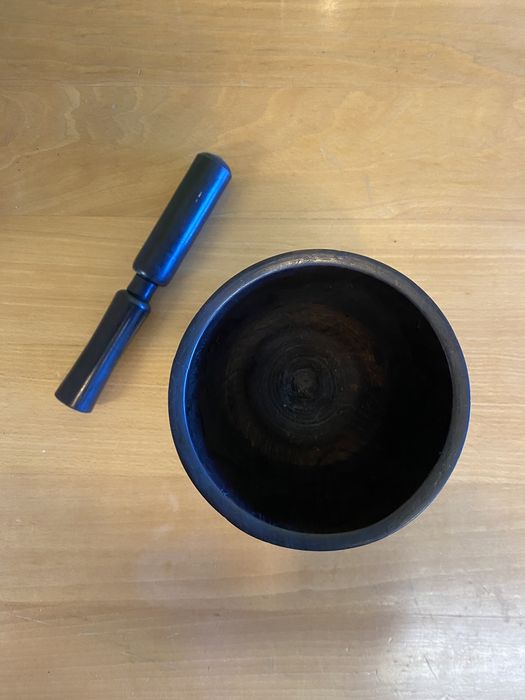 Almofariz madeira maciça Africano