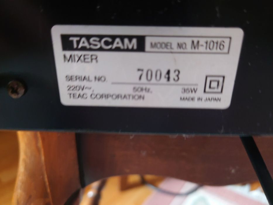 Mikser analogowy Tascam M-1016 made in Japan