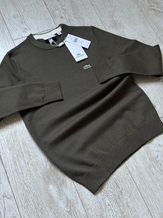 ОРИГІНАЛ Преміум легкий  Lacoste бавовна беж, хакі, сірий, блакитний S-XXL