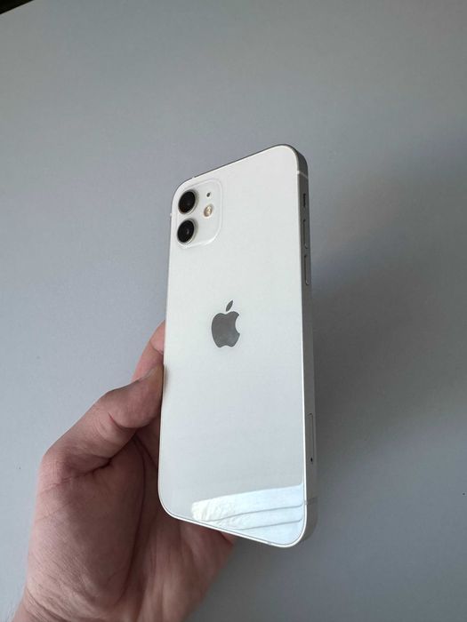 Iphone 12 64gb, White , Зарядка+чохол+скло, АКБ 80%, Все працює