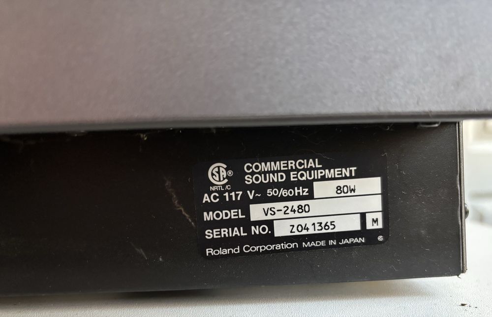 Roland VS-2480 Digital Studio Workstation