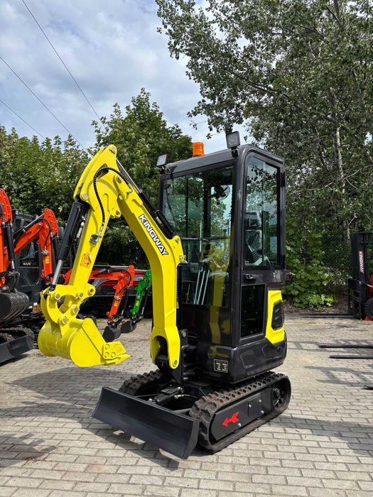 NOWA Minikoparka Kingway YAMA H13K RAMIĘ Skrętne PODWÓJNA POMPA Hydrauliczna