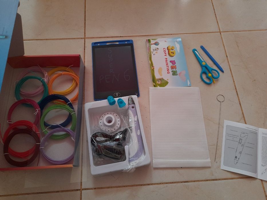 3D 3д ручка Pen 6 пен 6 + електронний планшет  коврик пластик pen3  2