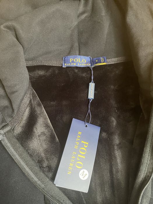 czarna bluza z kapturem Ralph Lauren