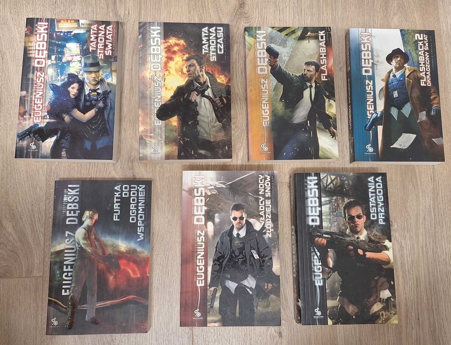 Zestaw 7 książek Eugeniusz Dębskiego z cyklu "Owen Yeates"