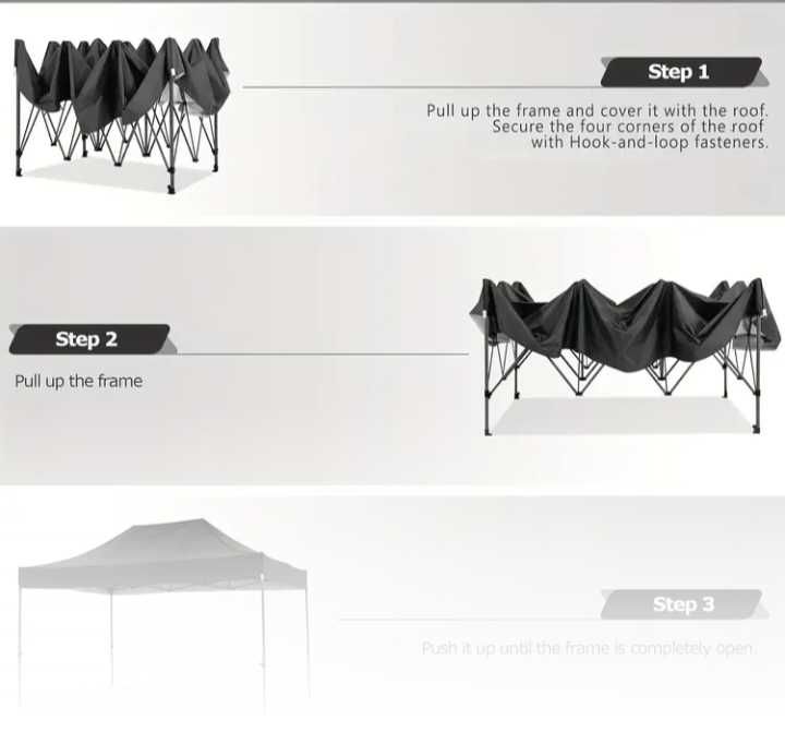 Tendas pop up 4.5x3. gama superior. Com laterais.outros tamanhos