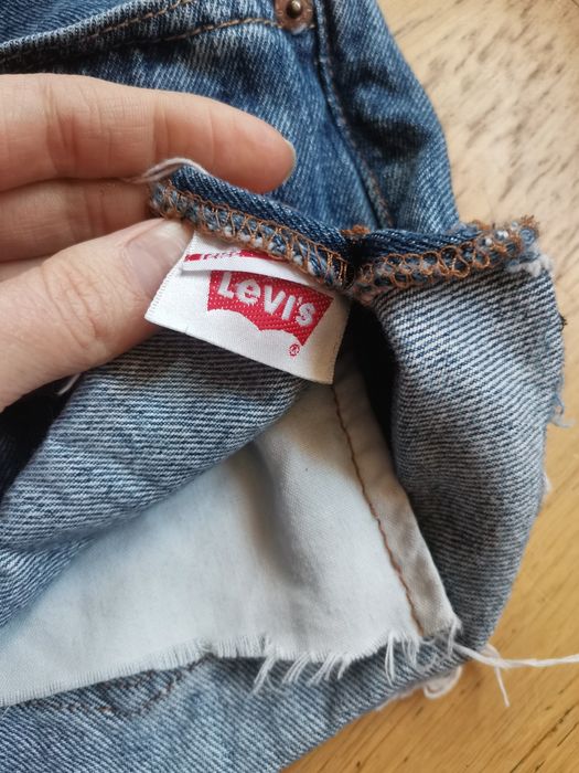 Ultra krótkie shorty Levi's 501