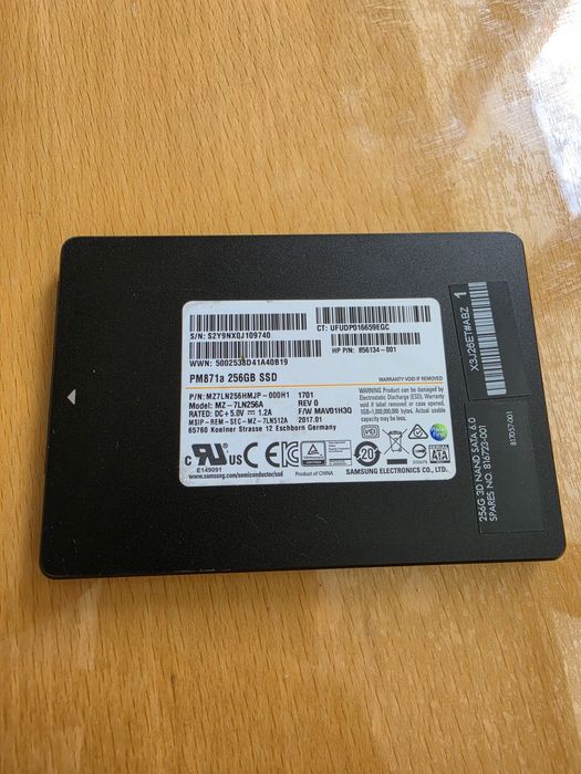 Ssd Samsung PM871A 256gb Стан гарний Якісний ссд диск