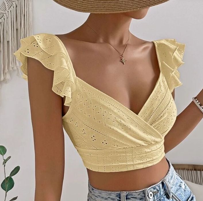 Żółta bluzeczka z rękawkiem