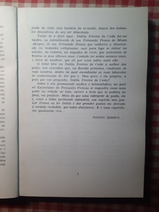 O Esoterismo de Fernando Pessoa autora Dalila Costa
