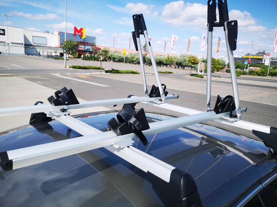 Bagażnik dachowy na 2 rowery do VW Passat B7. Gotowy zestaw do podróży