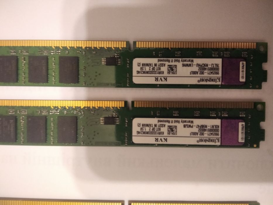 Оперативная память Kingston DDR3  1333 MHZ